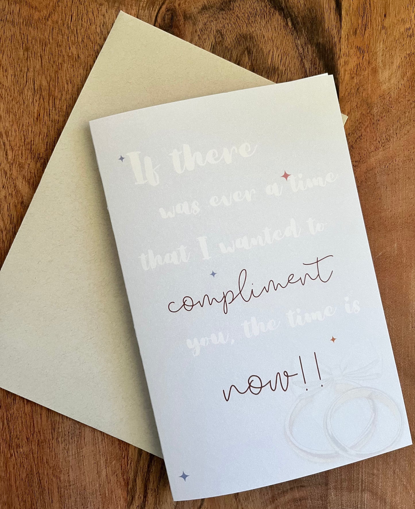 Compliment You "Greeting Cards"