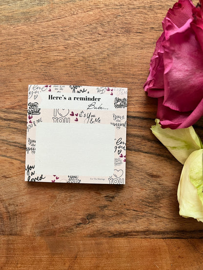 MARRIAGE REMINDER STICKIES