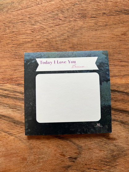 I LOVE YOU BECAUSE STICKIES